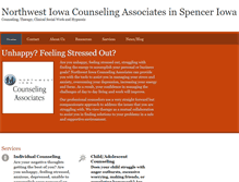 Tablet Screenshot of northwestiowacounseling.com